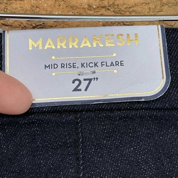 M.i.h Jeans Women's Blue Marrakesh High-rise Kick-flare Jeans 27 - Picture 11 of 15